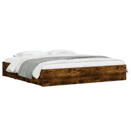 Okvir kreveta s ladicama boja hrasta 180x200 cm - Dimljeni hrast 180 x 200 cm Cijena