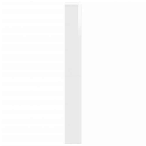 Ormarić za cipele s ogledalom i 4 razina bijeli 63x17x134 cm - Visoko sjajno bijela 1 Cijena