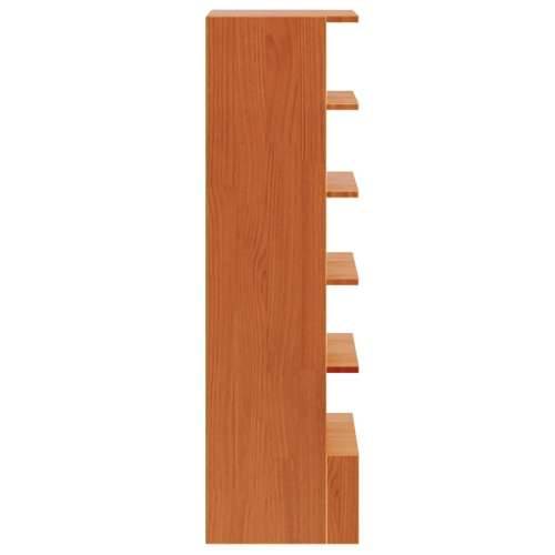 Ormarić za cipele voštano smeđi 52x30x104 cm masivna borovina - Smeđa 1 52 cm Cijena