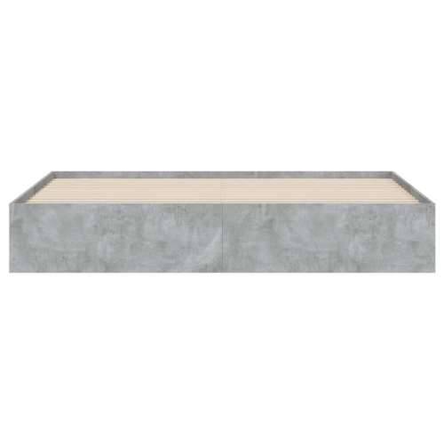 Okvir kreveta s ladicama siva boja betona 180x200 cm drveni - Beton siva 180 x 200 cm Cijena