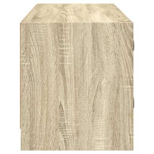 TV ormarić sa staklenim vratima boja hrasta sonome 102x37x42 cm - sonoma hrast 1 Cijena