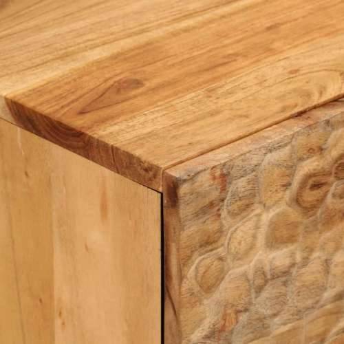 Bočni ormarić 80 x 33 x 75 cm od masivnog bagremovog drva - Prirodna 1 Masivno bagremovo drvo Cijena