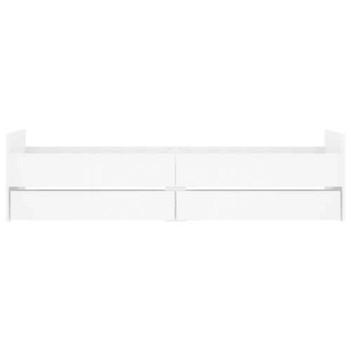 Okvir kreveta s ladicama bez madraca bijeli 90x190 cm - Bijela 90 x 190 cm Cijena