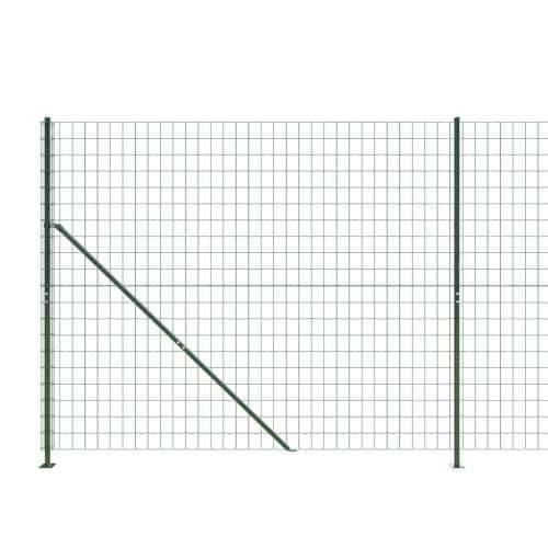 Žičana ograda s prirubnicom zelena 2x25 m - Zelena 2 x 25 m 1 Cijena