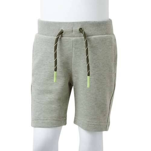 Dječje kratke hlače s vezicom svijetle kaki prošarane 140 - Kaki 140 (9 – 10 godina) Cijena