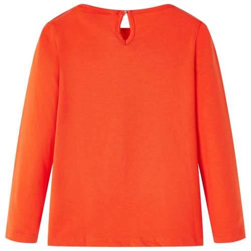 Dječja majica s dugim rukavima tamnonarančasta 140 - orange 140 (9 – 10 godina) Cijena
