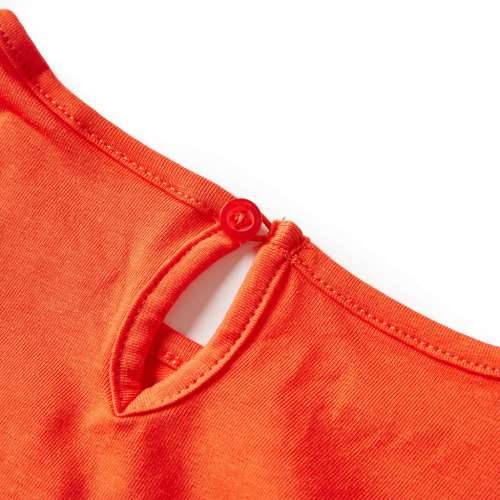 Dječja majica s dugim rukavima tamnonarančasta 140 - orange 140 (9 – 10 godina) Cijena