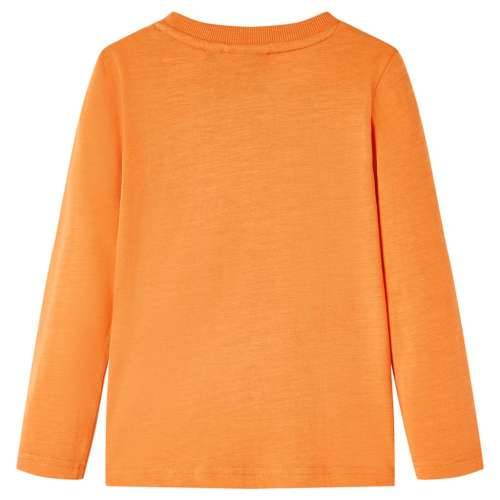 Dječja majica s dugim rukavima tamnonarančasta 116 - orange 116 (5 – 6 godina) Cijena