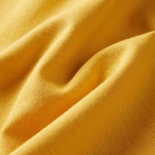 Dječja majica dugih rukava tamna oker boja 140 - Boja okre 140 (9 – 10 godina) Cijena