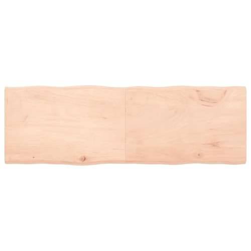 Stolna ploča 180x60x(2-4) cm od masivnog drva sa živim rubom - Prirodna 180 x 60 x 4 cm 1 Cijena