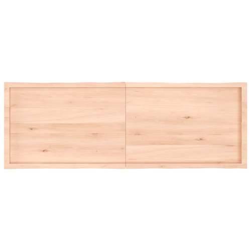 Stolna ploča 180x60x(2-4) cm od masivnog drva sa živim rubom - Prirodna 180 x 60 x 4 cm 1 Cijena