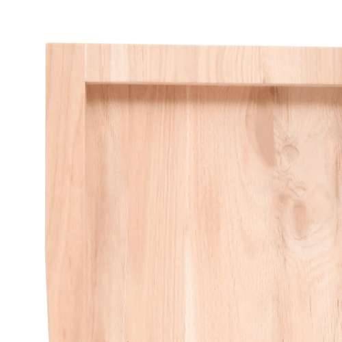Stolna ploča 180x60x(2-4) cm od masivnog drva sa živim rubom - Prirodna 180 x 60 x 4 cm 1 Cijena
