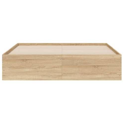 Okvir za krevet s ladicama boja hrasta 140x190 cm drveni - sonoma hrast 140 x 190 cm Cijena
