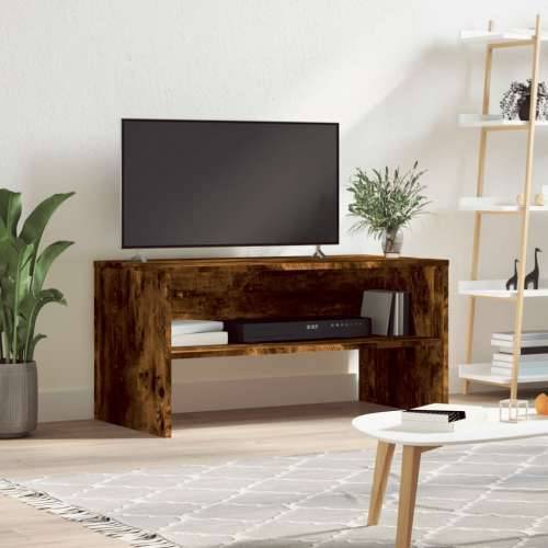 TV ormarić boja dimljenog hrasta 80 x 40 x 40 konstruirano drvo - Dimljeni hrast 1 Cijena