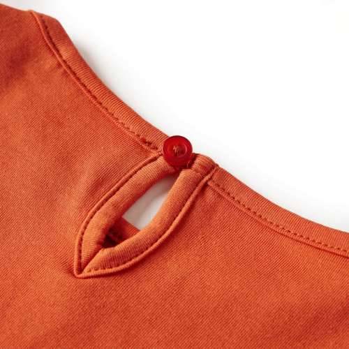 Dječja majica s dugim rukavima tamnonarančasta 104 - orange 104 (3 – 4 godine) Cijena