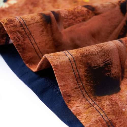 Dječja haljina s dugim rukavima modra 116 - Mornarsko plava 116 (5 – 6 godina) Cijena