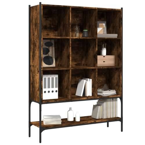 Regal za knjige boja hrasta 102x30x141,5 cm konstruirano drvo - Dimljeni hrast 1 Cijena