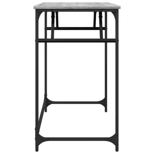 Radni stol boja hrasta 100x45x76 cm konstruirano drvo i čelik - Sivi hrast sonoma Cijena