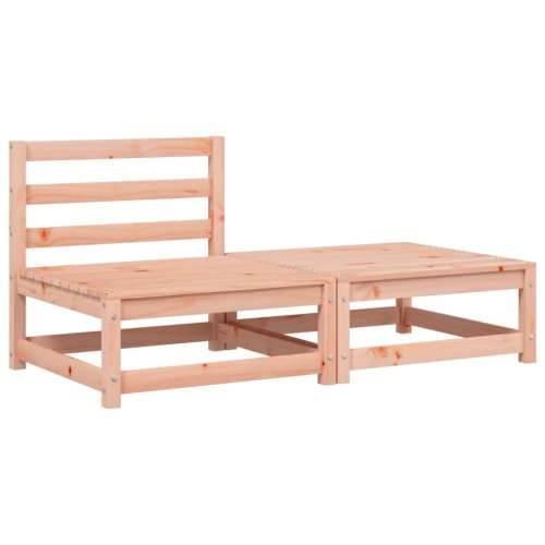 Vrtna sofa bez naslona za ruke s jastucima i tabureom - Prirodni douglas 1 armless sofa Cijena