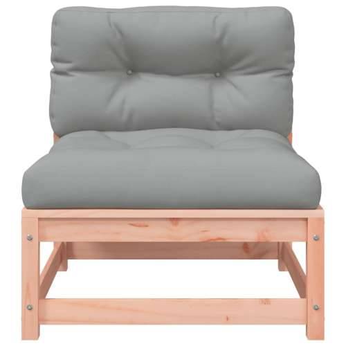 Vrtna sofa bez naslona za ruke s jastucima i tabureom - Prirodni douglas 1 armless sofa Cijena