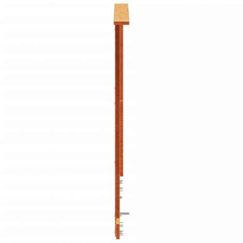 Uzglavlje voštano smeđe 135 cm od masivne borovine - Voštano smeđa 139 x 82.5 cm 1 Cijena