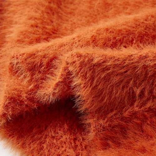 Dječji džemper pleteni tamnonarančasti 116 - orange 116 (5 – 6 godina) Cijena