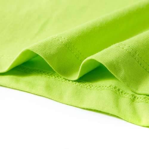Dječja majica kratkih rukava boja limete 128 - Limeta 128 (7 – 8 godina) Cijena