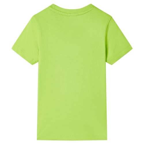 Dječja majica kratkih rukava boja limete 116 - Limeta 116 (5 – 6 godina) Cijena