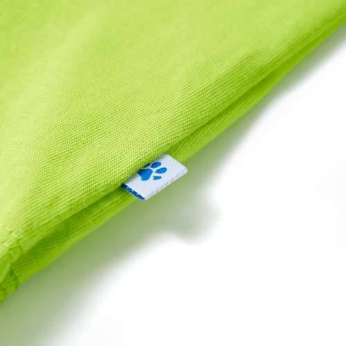 Dječja majica kratkih rukava boja limete 116 - Limeta 116 (5 – 6 godina) Cijena