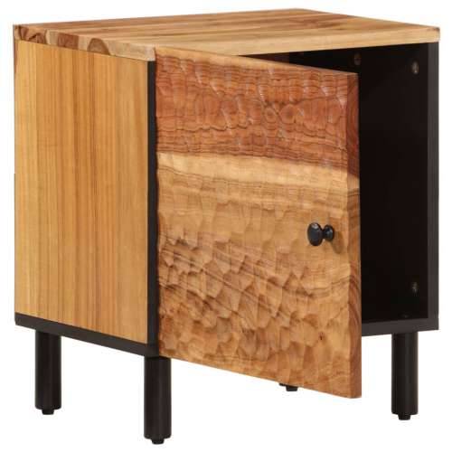 Noćni ormarići 2 kom 40 x 33 x 46 cm masivno bagremovo drvo - Prirodna 2 Masivno bagremovo drvo Cijena