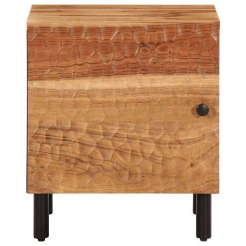 Noćni ormarići 2 kom 40 x 33 x 46 cm masivno bagremovo drvo - Prirodna 2 Masivno bagremovo drvo Cijena
