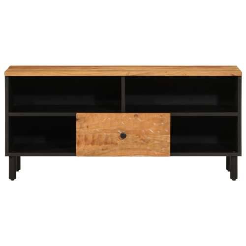 TV ormarić 100 x 33 x 46 cm od masivnog bagremovog drva - Prirodna 1 Masivno bagremovo drvo Cijena