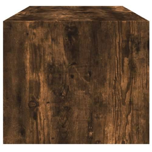 Stolić za kavu sa staklenim vratima boja hrasta 102x50x42 cm - Dimljeni hrast 1 Cijena