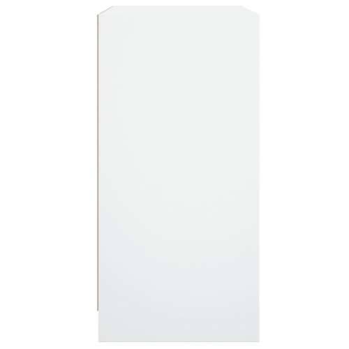 Bočni ormarić sa staklenim vratima bijeli 68 x 37 x 75,5 cm - Bijela 1 Cijena