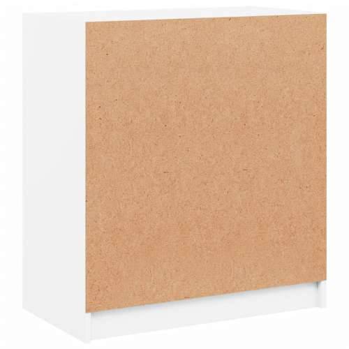 Bočni ormarić sa staklenim vratima bijeli 68 x 37 x 75,5 cm - Bijela 1 Cijena