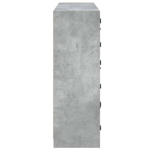 Regal za knjige s vratima boja betona 136 x 37 x 109 cm drveni - Beton siva 1 136 cm Cijena