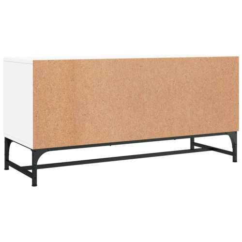 TV ormarić sa staklenim vratima bijeli 102 x 37 x 50 cm Bijela 1 Cijena
