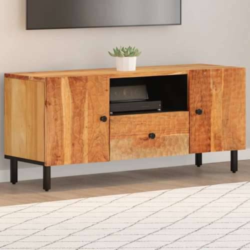 TV ormarić 105 x 33 x 46 cm od masivnog bagremovog drva - Prirodna 1 Masivno bagremovo drvo Cijena
