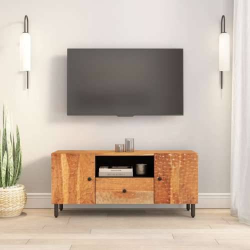 TV ormarić 105 x 33 x 46 cm od masivnog bagremovog drva - Prirodna 1 Masivno bagremovo drvo Cijena