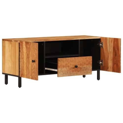 TV ormarić 105 x 33 x 46 cm od masivnog bagremovog drva - Prirodna 1 Masivno bagremovo drvo Cijena