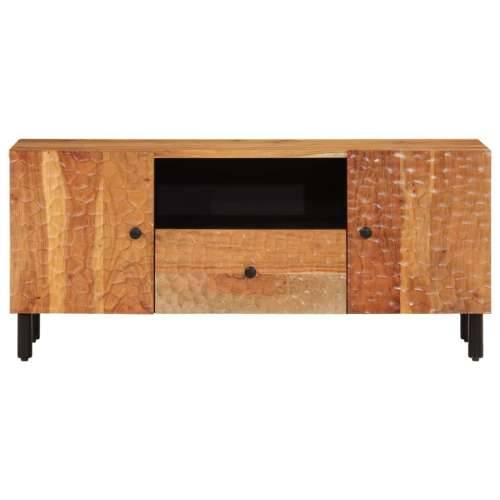 TV ormarić 105 x 33 x 46 cm od masivnog bagremovog drva - Prirodna 1 Masivno bagremovo drvo Cijena