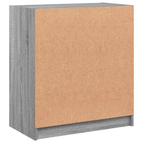 Bočni ormarić sa staklenim vratima boja hrasta 68x37x75,5 cm - Sivi hrast sonoma 1 Cijena