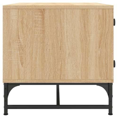 Stolić za kavu sa staklenim vratima boja hrasta 68,5x50x50 cm - sonoma hrast 1 Cijena