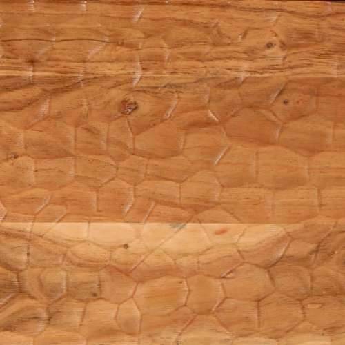 Noćni ormarić 40 x 33 x 46 cm od masivnog bagremovog drva - Prirodna 1 Masivno bagremovo drvo Cijena