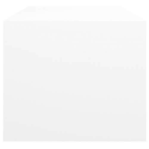 Stolić za kavu sa staklenim vratima bijeli 102 x 50 x 42 cm - Bijela 1 Cijena