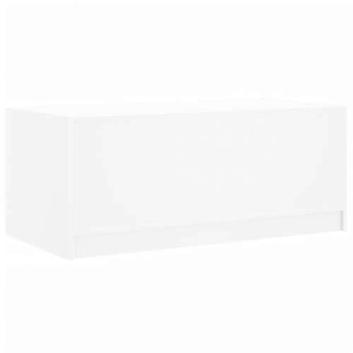 Stolić za kavu sa staklenim vratima bijeli 102 x 50 x 42 cm - Bijela 1 Cijena