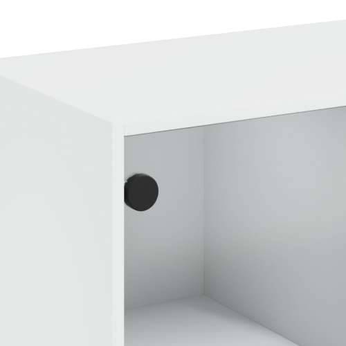 Stolić za kavu sa staklenim vratima bijeli 102 x 50 x 42 cm - Bijela 1 Cijena