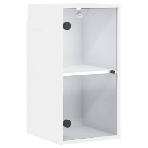 Zidni ormarić sa staklenim vratima bijeli 35 x 37 x 68,5 cm - Bijela 1 Cijena