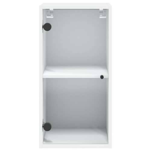 Zidni ormarić sa staklenim vratima bijeli 35 x 37 x 68,5 cm - Bijela 1 Cijena