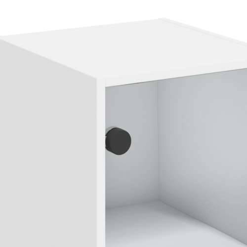Zidni ormarić sa staklenim vratima bijeli 35 x 37 x 68,5 cm - Bijela 1 Cijena